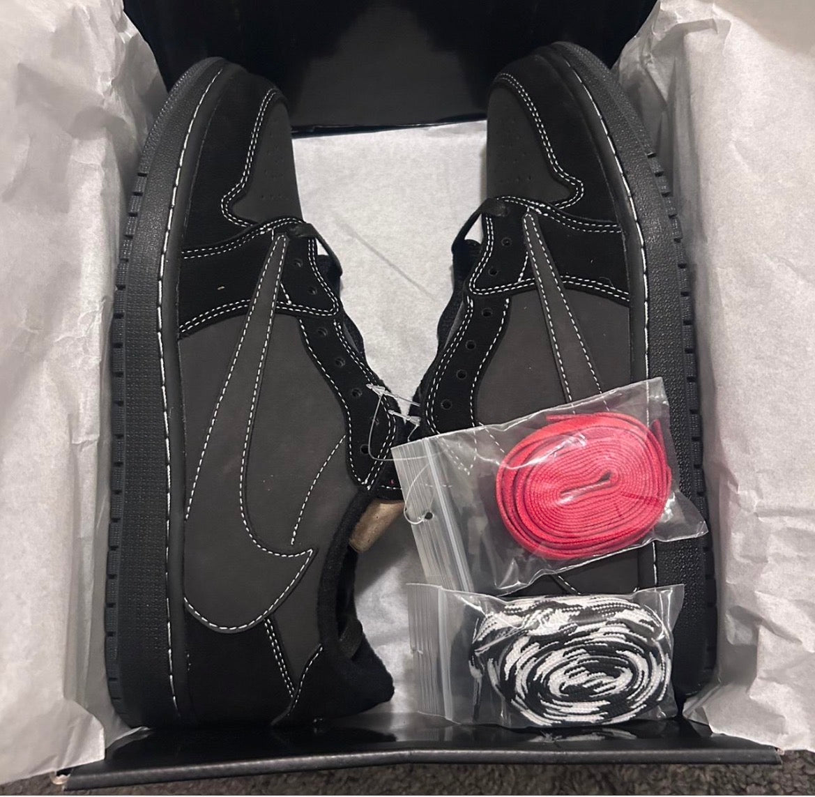 Nike Air Jordan 1 Low OG SP "Black Phantom"