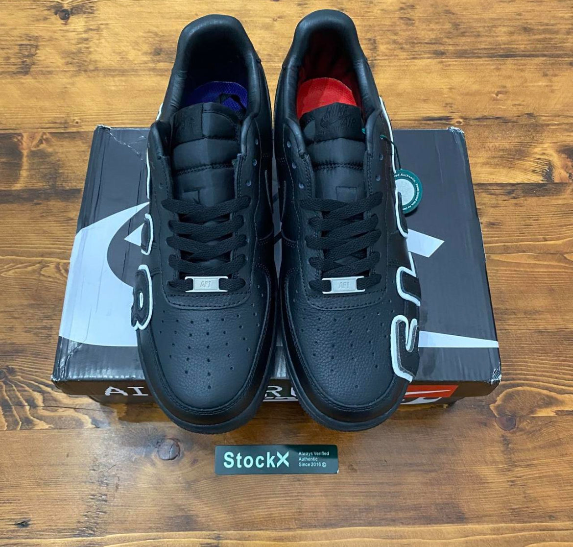 Nike Air Force 1 Low Cactus Plant Flea Market Black sneakers