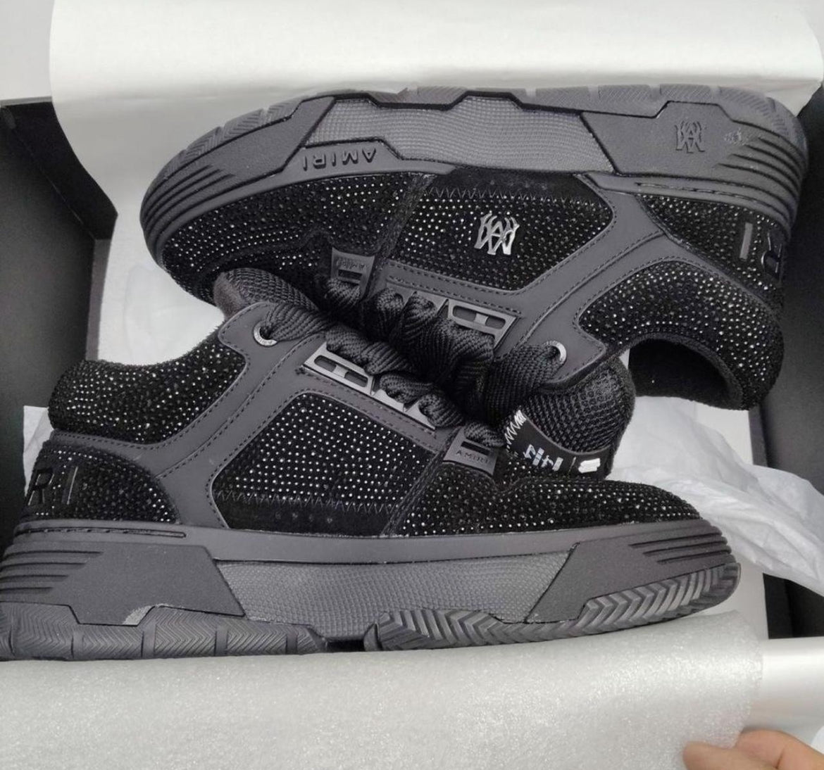 Amiri Black Crystal MA-1