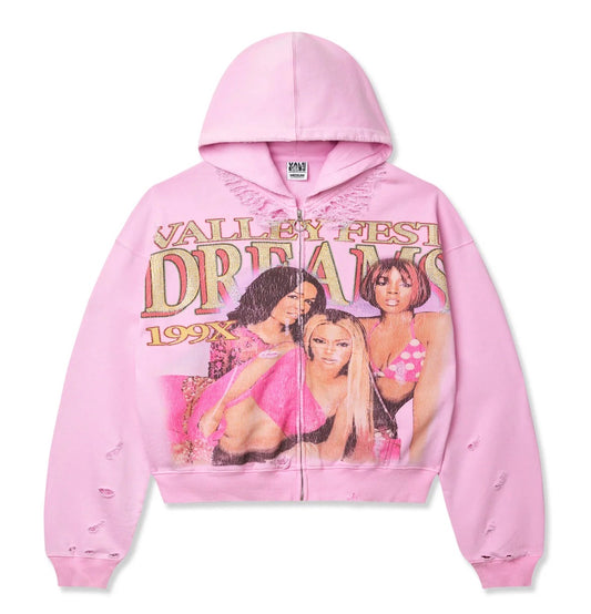 pink Vale Forever Dreams zip-up hoodie