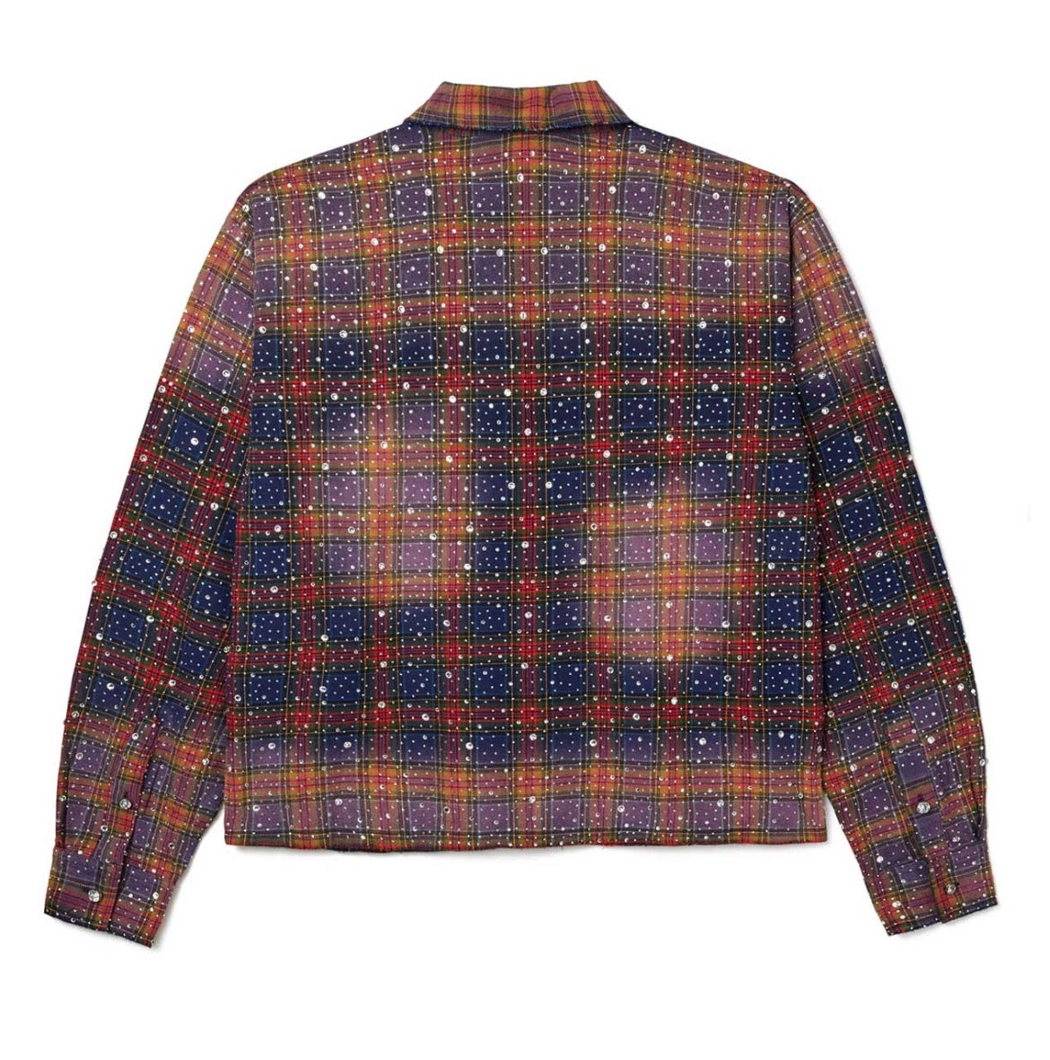 Vale Forever Purple Fever Flannel, a long-sleeve check shirt